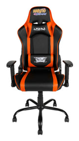 Chaise de bureau gaming premium - KONIX - Naruto Hokage Shippuden - Inclinaison 150° - Cuir - Coussin lombaires et cervicaux