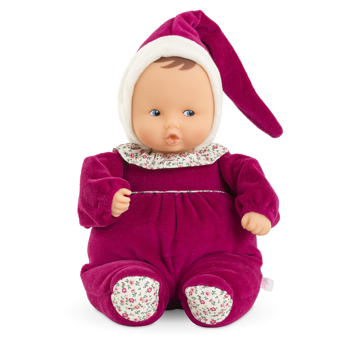 Doudou - COROLLE - Babipouce Rose Grenadine - 28 cm - senteur vanille - des la naissance
