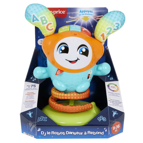 Fisher-Price-Mon Petit DJ, jouet d'éveil musical, version française HJP88