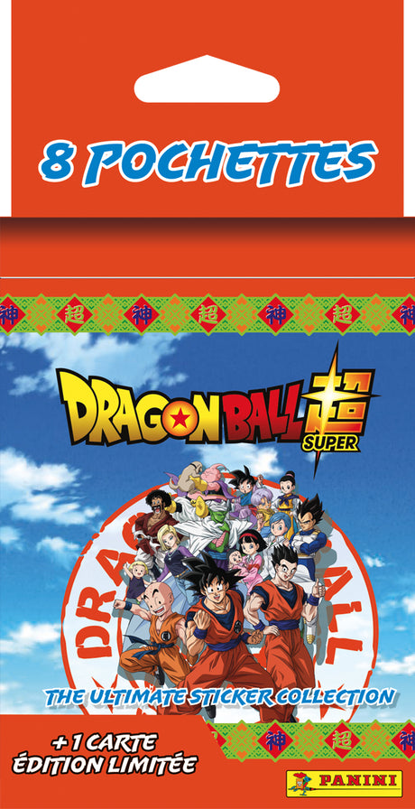 Blister - PANINI - DRAGON BALL SUPER - The ultimate collection - 8 pochettes - 40 stickers