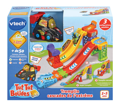 VTECH - Tut Tut Bolides - Tremplin Cascades de l'Extreme + Lucas, le Roi du Championnat