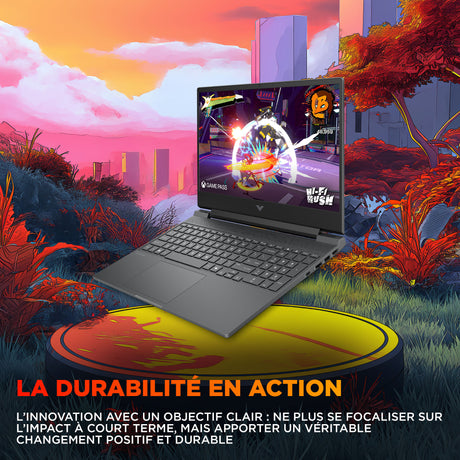 PC Portable Gamer HP Victus 15-fb3012nf - Sans Windows - 15,6 FHD IPS 144Hz - RTX 5060 8Go TGP 75W - Ryzen AI 5 340 - 16Go - 512Go