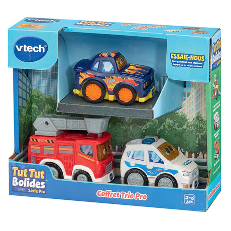 TUT TUT BOLIDES - VÉHICULES SÉRIE PRO - COFFRET TRIO