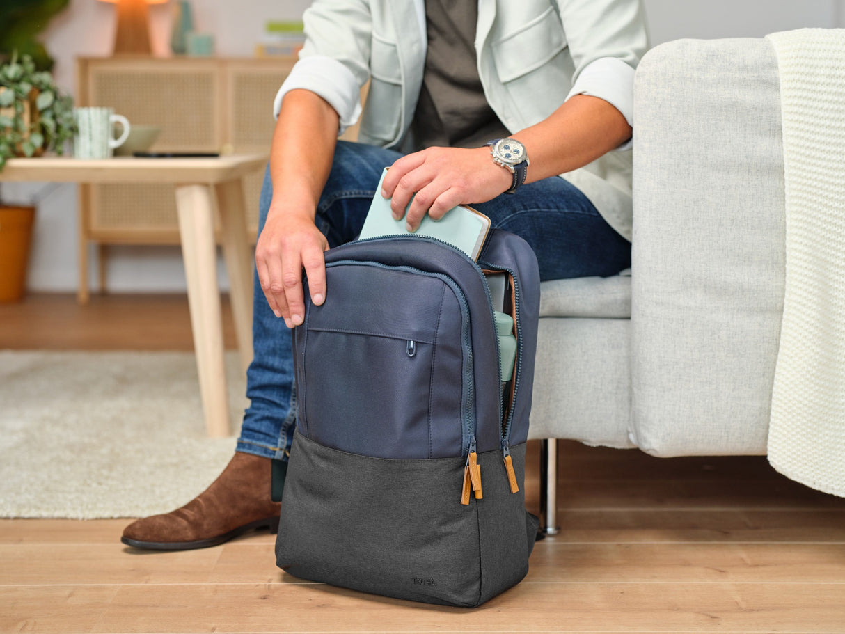 Sac ïÂ¿Â½ Dos Ordinateur portable Trust Lisboa 16"max (Bleu)
