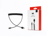 C ble USB / micro USB torsadé 2m - noir