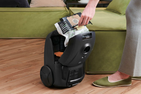 HOOVER HE1 - Aspirateur Traineau avec sac Compact et Puissant - Grande Capacité 2,5L- Haute-performance sur Sols Durs et Moquettes