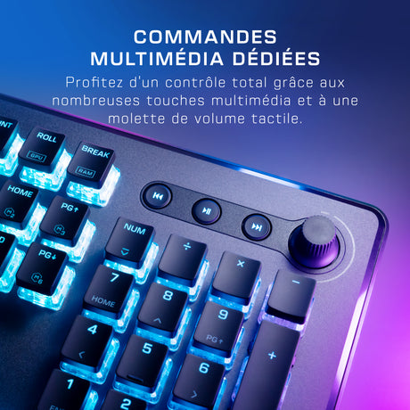Clavier gaming PC optique et mécanique - TURTLE BEACH - Vulcan II Max - Noir
