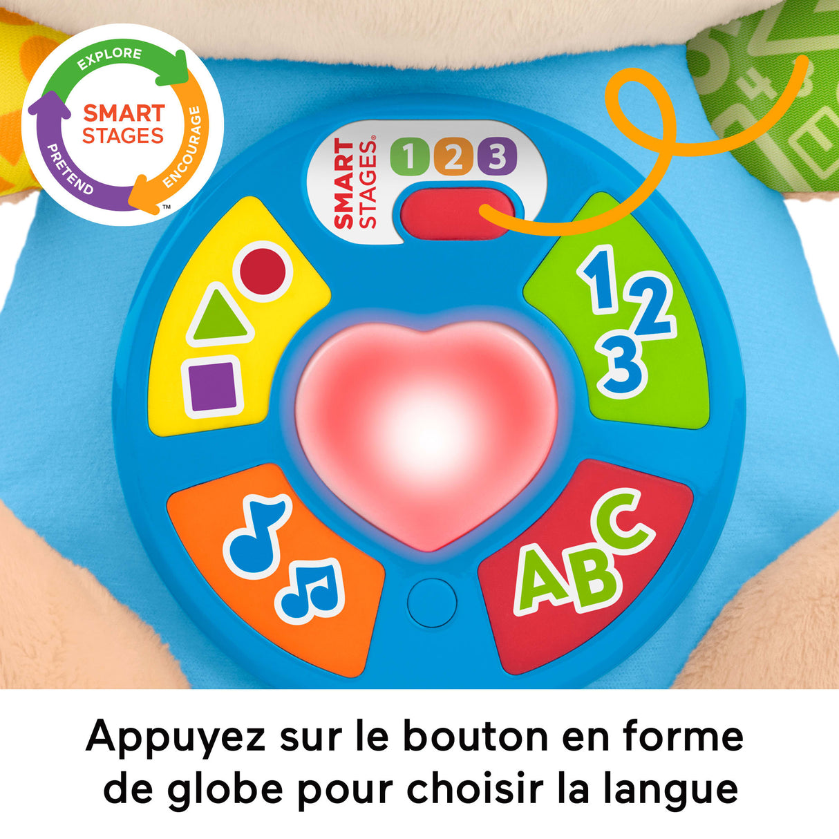 Fisher-Price-Rires Et Éveil-Puppy Éveil Progressif-Peluche Musicale JFD20