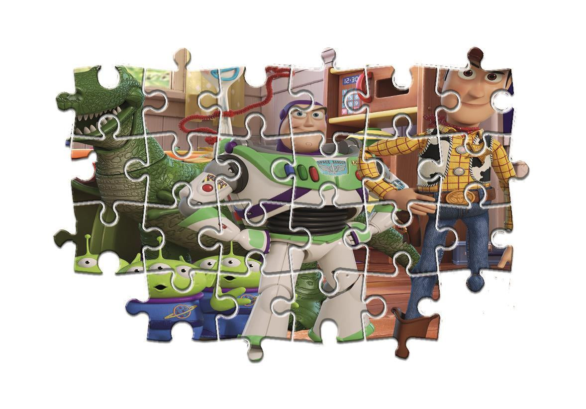 Puzzle Enfant Disney Pixar 3x48 pieces Walt Disney, Fabriqué en Italie, 25065, Clementoni