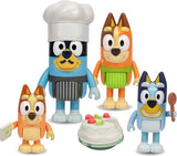 Pack de 4 figurines - BLUEY - La famille en cuisine