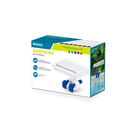 Fontaine cascade - Bestway - Pour piscine hors sol - Avec LED