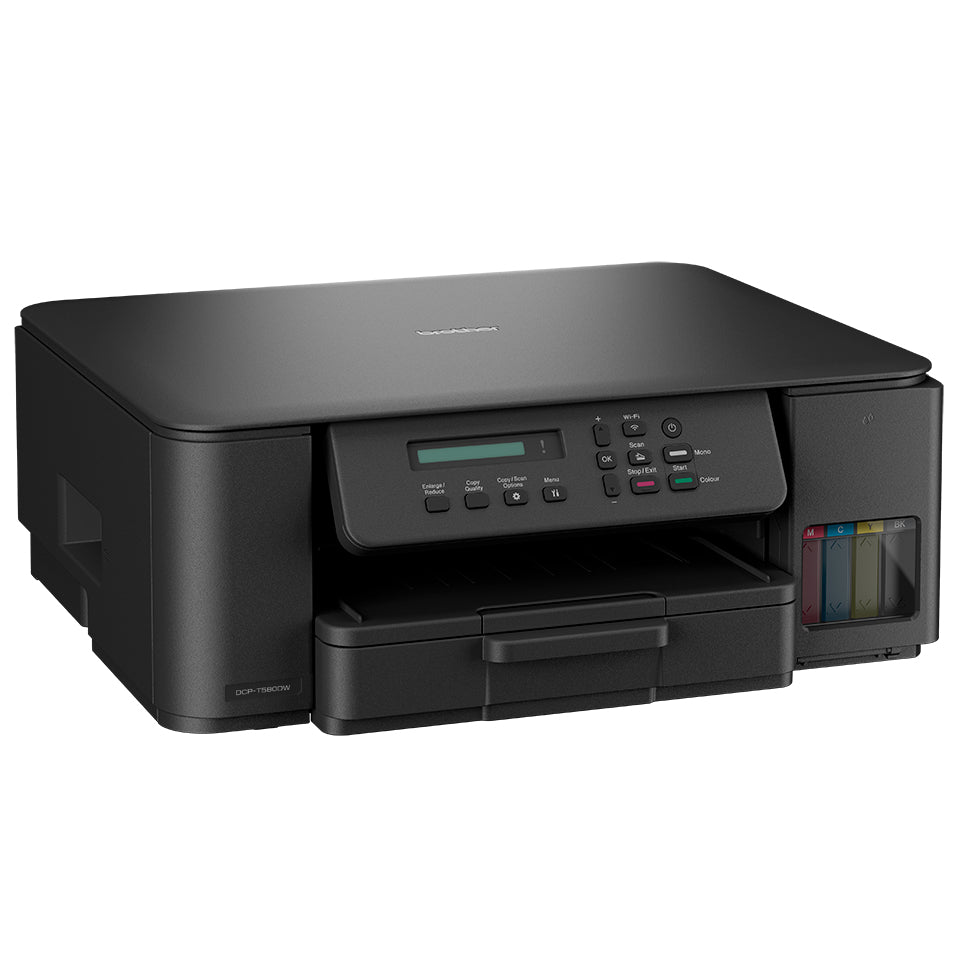 Imprimante multifonction - BROTHER - DCP-T580DW - 3-en-1 - Wi-Fi et Wi-Fi direct - Jet d'encre - A4 Tank