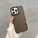 WE Coque colorée protection METALLIQUE IPHONE 12 / 12 PRO Noir