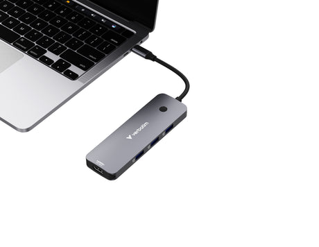 Station d'accueil portable USB-C 3.2 Verbatim Hub Pro Multiports 8 (Gris)