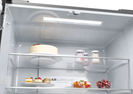 Réfrigérateur multi-portes - HAIER - HCR3818ENMM - Classe E - 467 L - 35 dB - 181,5 x 83,3 x 65 cm - Silver