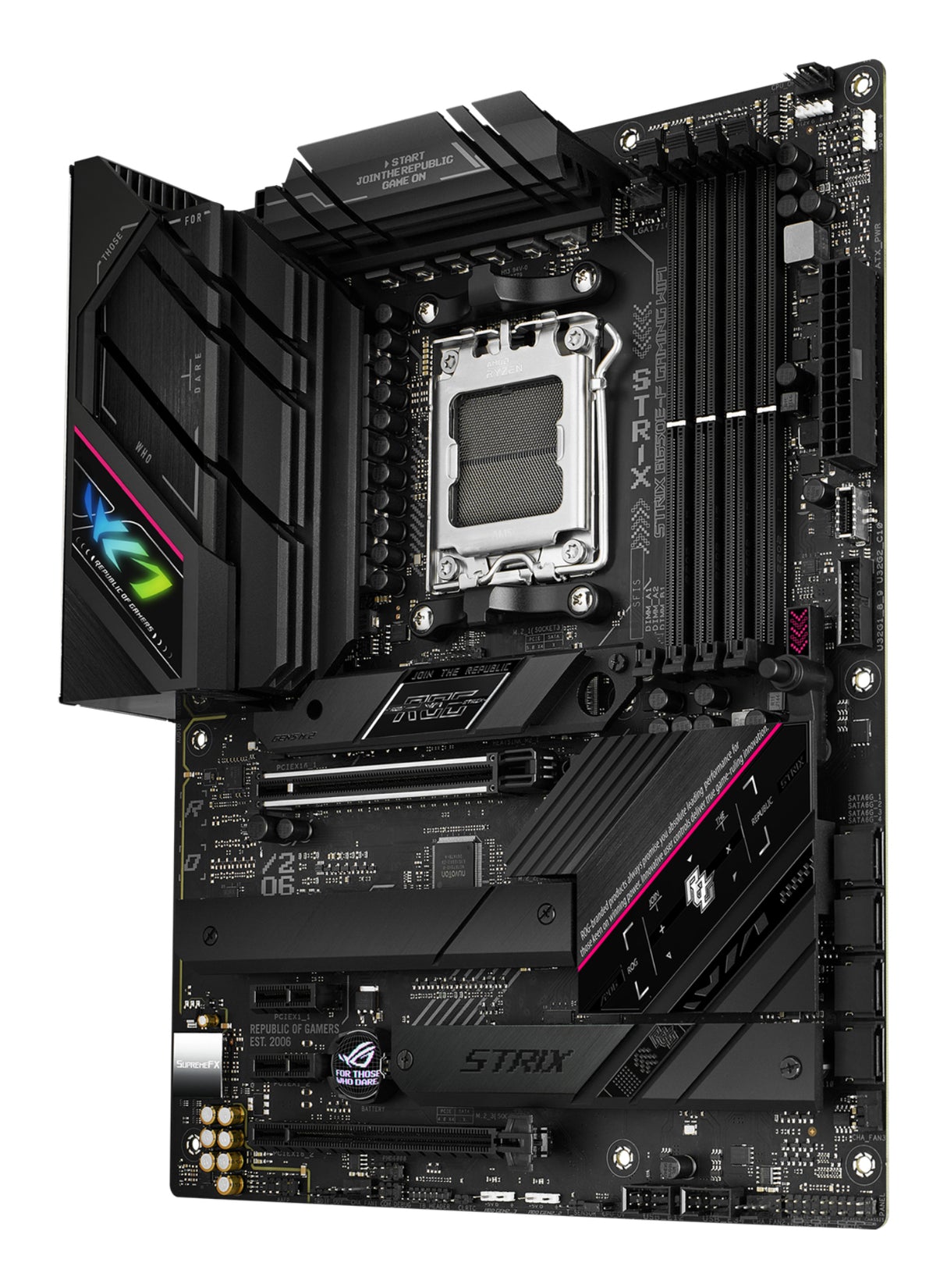 Carte mere - ASUS - ROG STRIX B650E-F GAMING WIFI - AMD B650 - Emplacement AM5 ATX