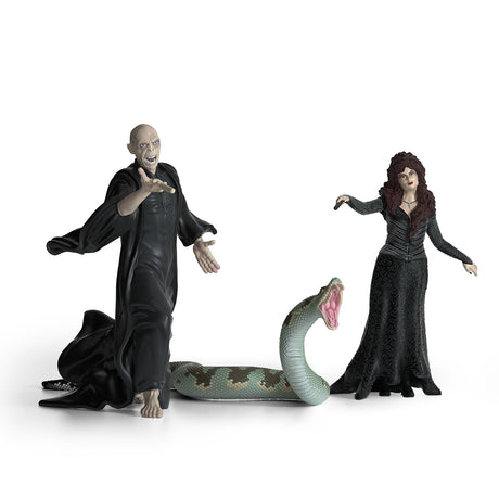 Coffret figurines Voldemort, Nagini et Bellatrix, Schleich 42684 Harry Potter, Pour enfant des 6 ans
