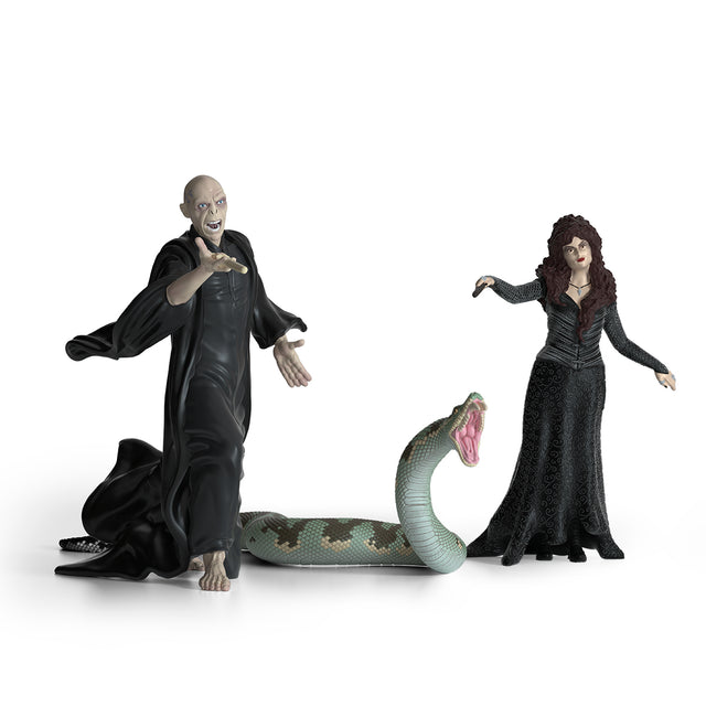Coffret figurines Voldemort, Nagini et Bellatrix, Schleich 42684 Harry Potter, Pour enfant des 6 ans