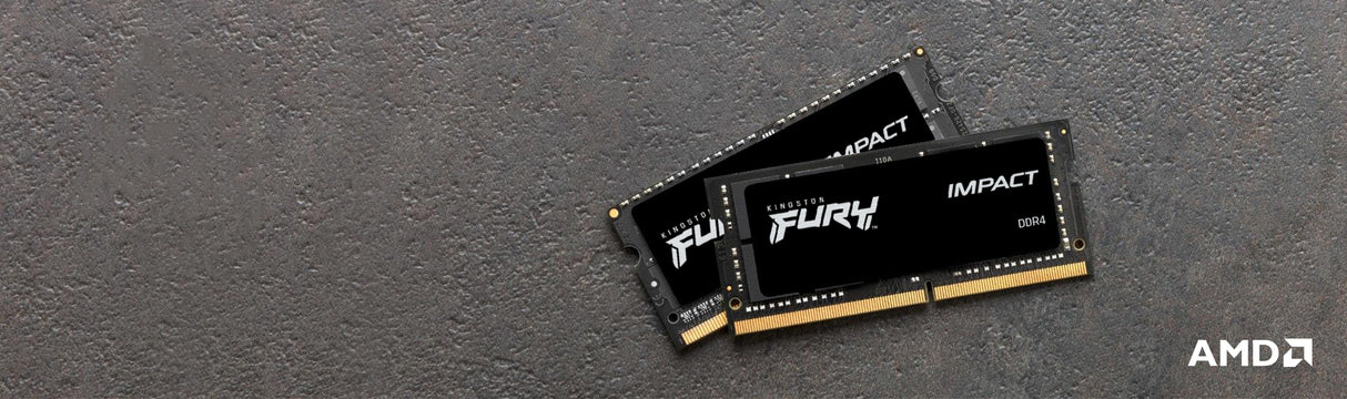 Barrette mémoire 8Go SODIMM DDR4 Kingston Fury Impact  3200Mhz (Noir)