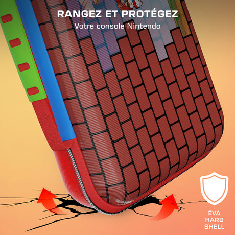 Etui de voyage PlayTrek - Turtle Beach - Mario Bricks - Nintendo Switch 2
