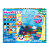 Aquabeads Méga recharge 2400 perles,  perles qui collent avec de l'eau, 31502, 24 couleurs, des 4 ans
