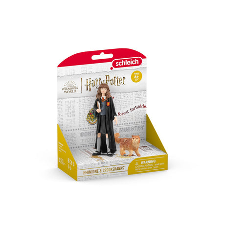 Figurine Hermione et Pattenrond, Harry Potter, pour enfants des 6 ans, Schleich 42635 Harry Potter, Univers WIZARDING WORLD