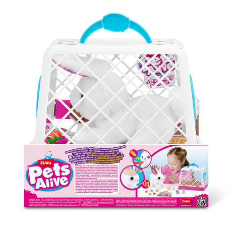 Jeu interactif - ZURU - PETS ALIVE Mama Bunny & Baby - Lapin sonore - 10 sons - Bébés surprises