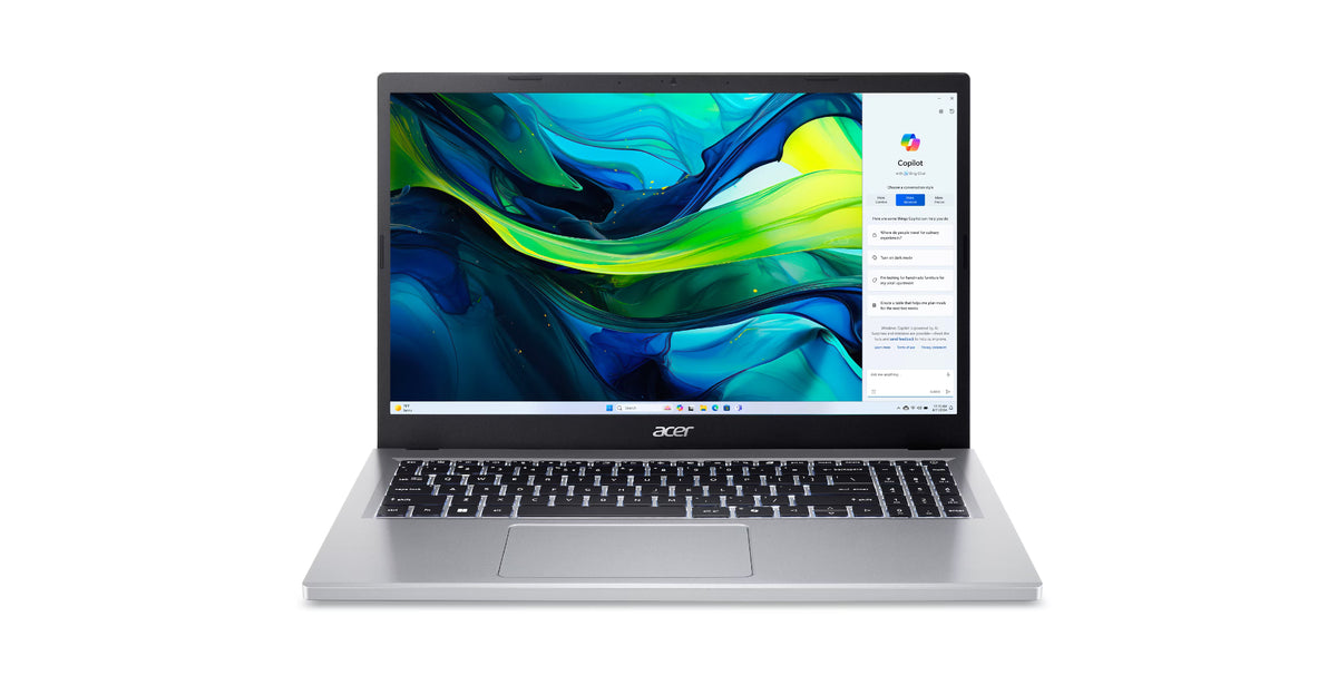 PC Portable ACER Aspire Go 15 : Win 11 - 15.6'' FHD - Intel Core 3 N355 - RAM 8Go - 512Go SSD