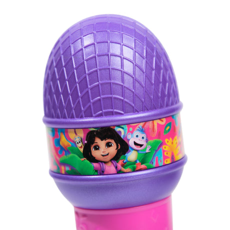 Dora - Micro a fonctions - 18cm - 4 chansons et 9 sons - des 3 ans - Dora l'exploratrice