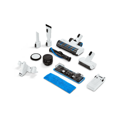 MEDION P350 - Aspirateur Balai sans Fil - Puissance 24 kPa / 350W - Capteur de poussiere - HEPA H13 - Ecran Tactile LED