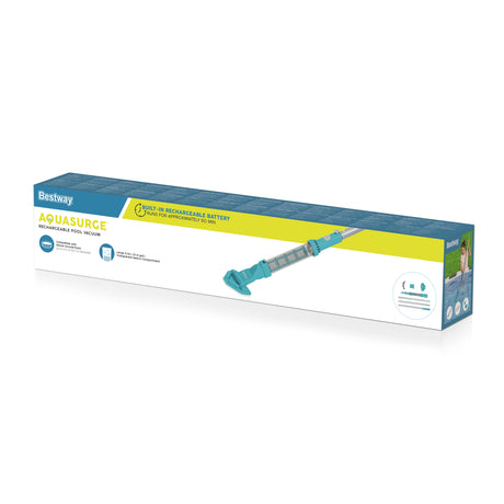 Aspirateur électrique rechargeable Aquasurge™- BESTWAY - Sans fil - Pour piscines jusqu'a 6,10m de diametre
