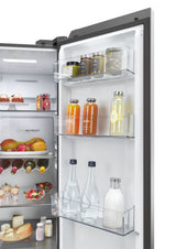 Réfrigérateur Américain - HAIER - HSW59F18EIMM - Classe E - 601 L - 36 dB - Platinium