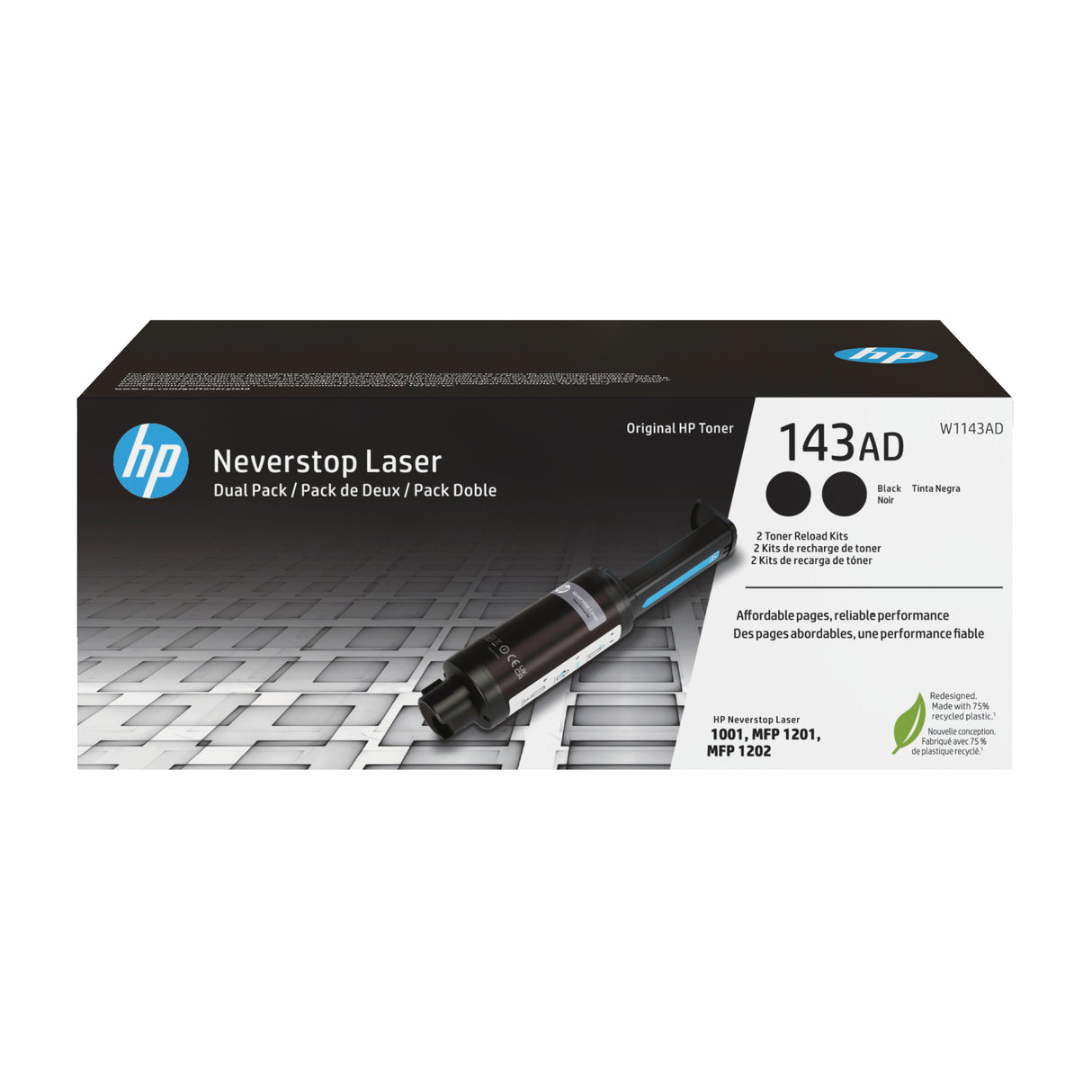 Cartouche d'encre Hp TONER NEVERSTOP 143AD NOIR