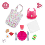 Accessoires poupon - COROLLE - Grand Coffret Repas - Pour poupon 36 et 42 cm - 11 accessoires - Des 2 ans