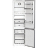 Réfrigérateur combiné - WHIRLPOOL - WHK26402XP4E - 355 L - Dual NoFrost - 6e sens - Porte bouteille - 203.5x59.5x66.3 - Inox
