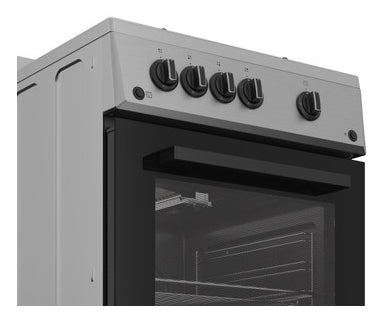 Cuisiniere a gaz - INDESIT - I5G1KMS - 4 foyers - 10,4 KWh - L50 cm - Silver