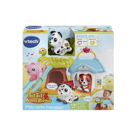 VTECH - TUT TUT ANIMO BISOUS - PTITE NICHE TOBOGGAN (+ COOKIE CHIEN GENTIL) - Multicolore