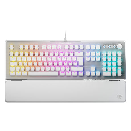 Clavier gaming PC mécanique - TURTLE BEACH - TBK-1002-12-FR - Vulcan II - Blanc