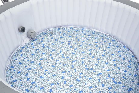 Spa gonflable BESTWAY - Lay-Z-Spa Hawaii - 236 x 71 cm - 4 a 8 places - Rond (Livré avec couverture, cartouche et diffuseur)