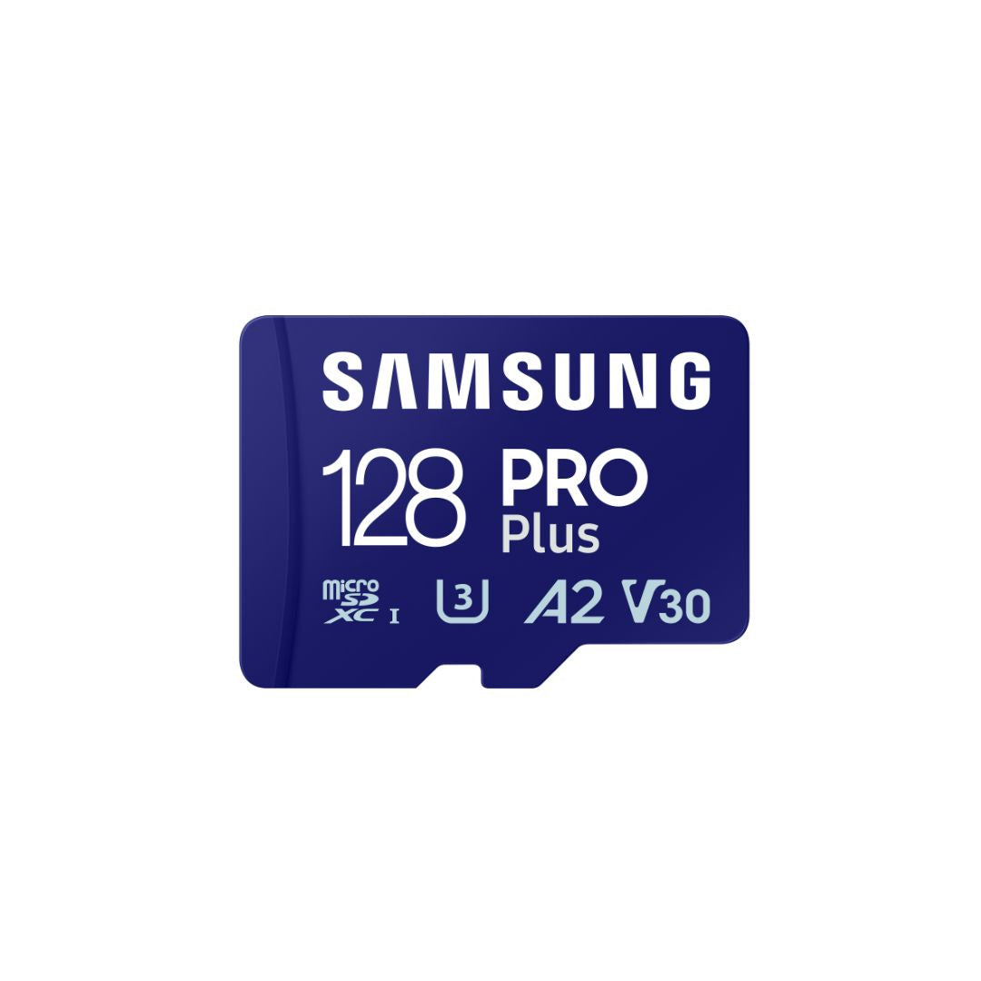 CARTE MEMOIRE SAMSUNG 128G MICRO SD PRO PLUS 2023 avec adaptateur SD 4K classe 1