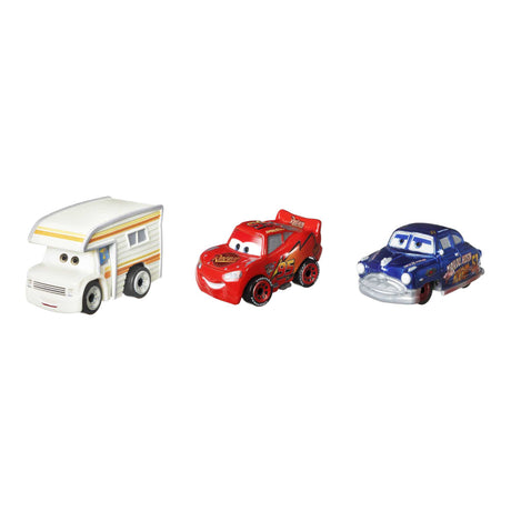 Cars Disney Pixar - Pack de 3 Mini Véhicules (modele aléatoire) - Petite Voiture - 3 ans et + - Disney Pixar Cars - GKG01