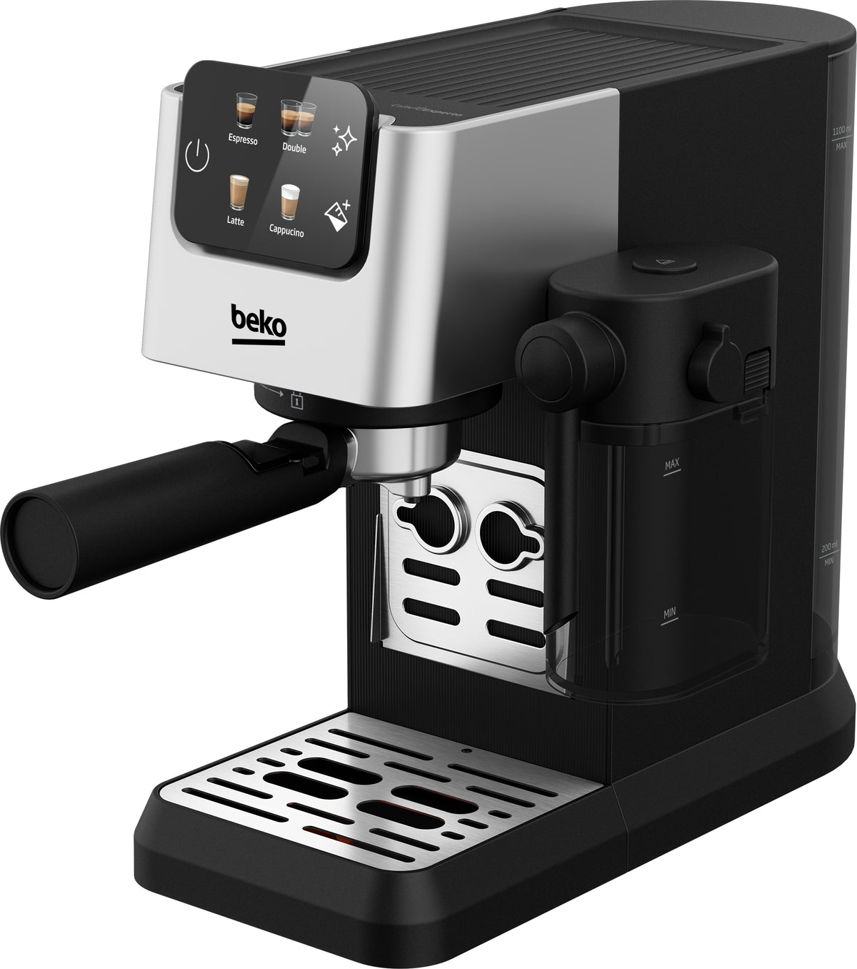 Machine expresso manuelle - BEKO - CEP5304X - 1628 W - 1,1 L - Argenté