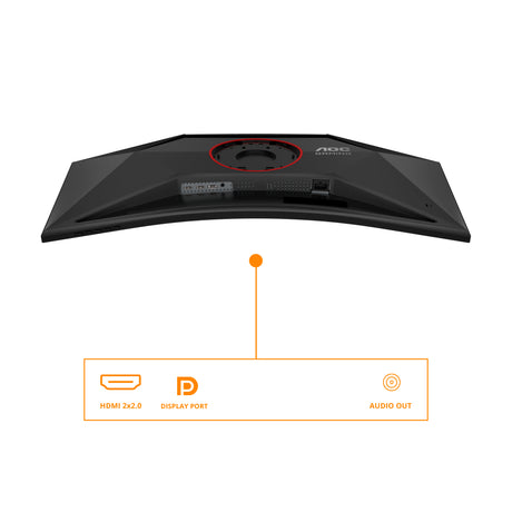 Ecran PC Gamer incurvé - AOC - 34'' - WQHD - 180Hz - Dalle Fast VA - 0,5ms - Réglable en hauteur - CU34G4