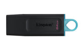 Clé USB 3.2 Kingston DataTraveler Exodia - 64Go (Bleu/Noir)