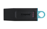 Clé USB 3.2 Kingston DataTraveler Exodia - 64Go (Bleu/Noir)