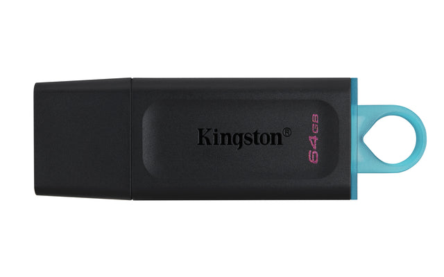 Clé USB 3.2 Kingston DataTraveler Exodia - 64Go (Bleu/Noir)