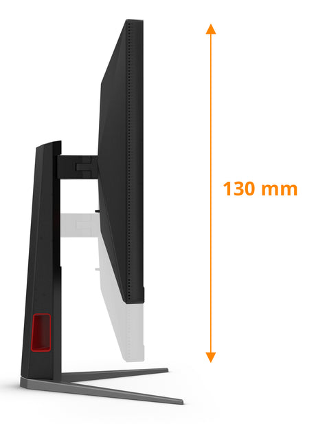 Ecran PC Gamer - AOC - 27'' - 4K/FHD - 160Hz/320Hz - Dalle MiniLED Fast IPS - 0,5ms - Réglable en hauteur - U27G4XM