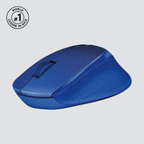 Souris sans fil Logitech M330 Silent Plus (Bleu)
