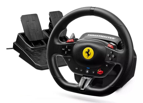 Volant + pédalier - Thrustmaster - T98-P Ferrari 296 GTB - Sans systeme audio - USB filaire - Noir