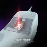 Souris gaming sans fil ultra légere - TURTLE BEACH - Pure SEL - Blanche